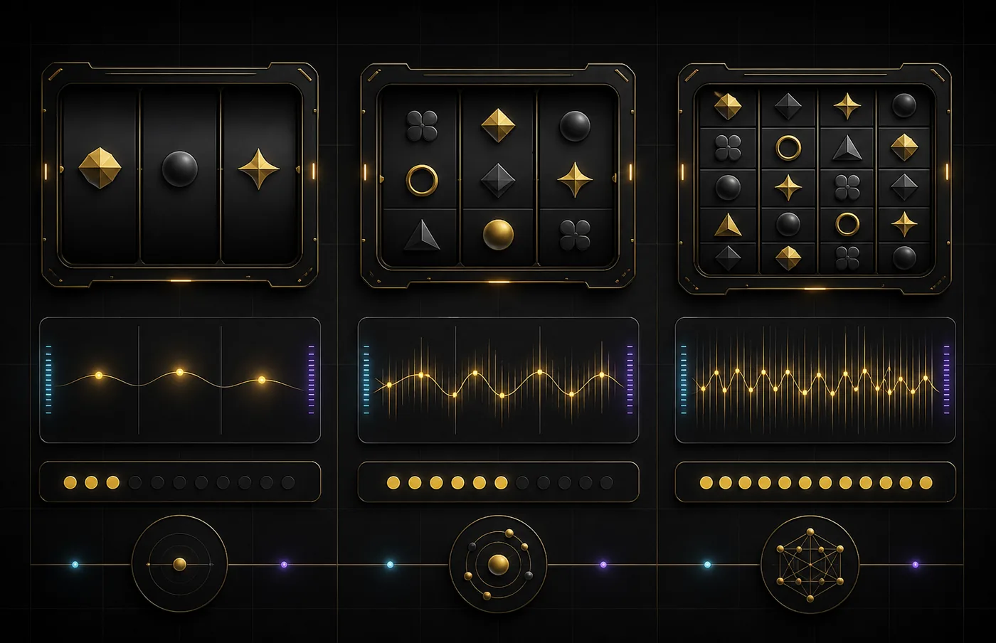 Matriz visual para escolher slots por ritmo e densidade de tela